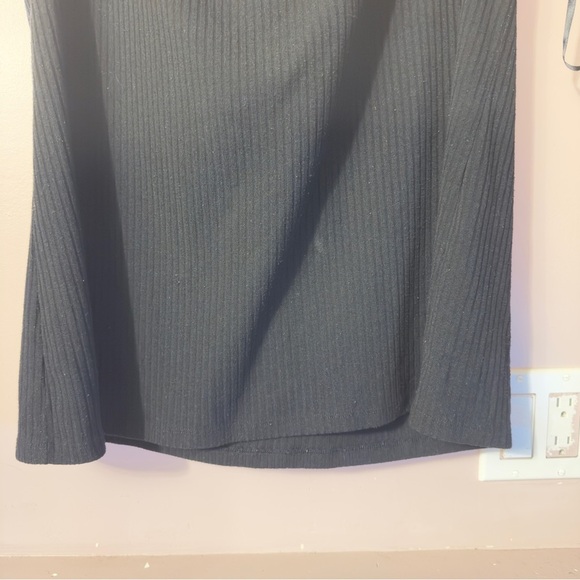 Torrid Ribbed Off-Shoulder Henley Tee Black Women Size 4X - Picture 5 of 9